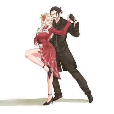 Meli and Alderique by Shandi