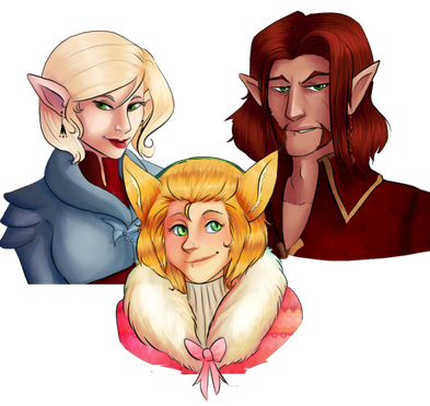 Melisande, Nyssa and Raffailleur by Nyssa Marola